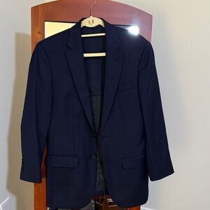 Jos A Bank Traveler Slim Fit Men's Navy Blazer-size 36 R